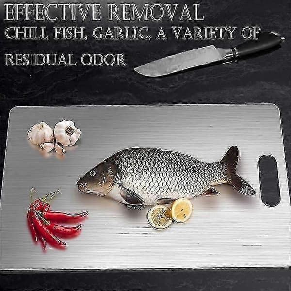 3-piece Titanium Cutting Board Set, 100% Pure Titanium for Kitchen Use with Advanced Hygiene and Durability for Home Kitchens