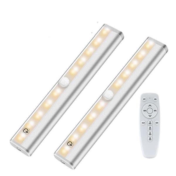 LED-valonauhat kaukosäätimellä, 2 kpl, hopea