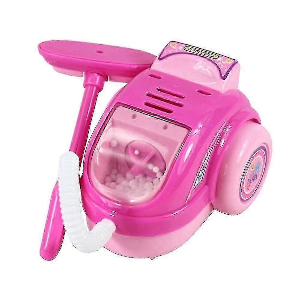 Leksak Dammsugare för Flickor med Ljud, DIY Dammsugare Leksaker för Flickor