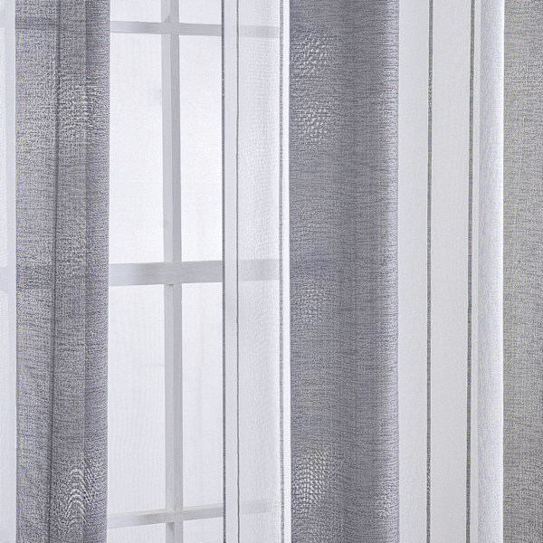 Tylgardiner, Mørklægningsgardiner til stuen, 2 stk., Termiske isolerende gardiner mod kulde og varme til soveværelset med øjer, lysegrå Gris 140X260CM