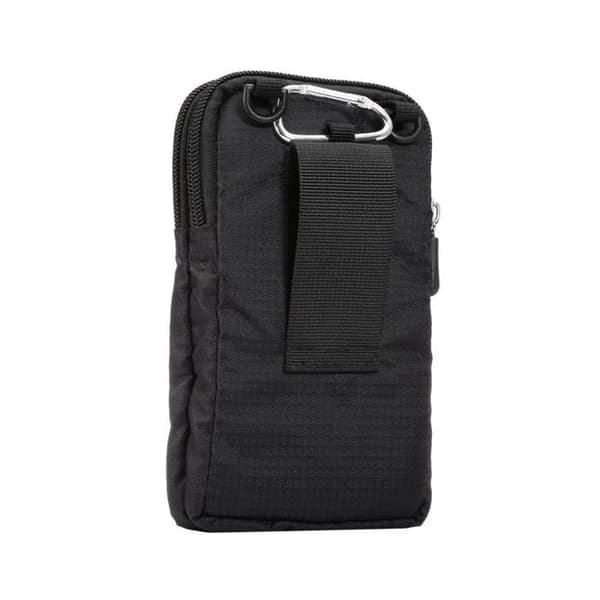 Universal 6,3 til 6,9 tommer crossbody telefonetui med elastisk bæltestrop til camping og udendørs løb