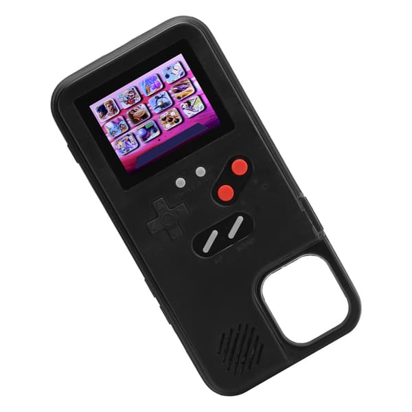 2 in 1 Handheld Game Console Phone Case Protective Shell for iPhone 12 Pro Max Black