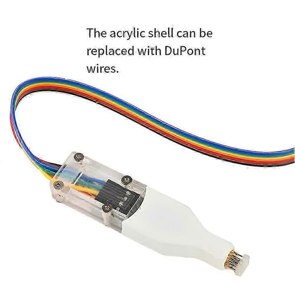 SOP8 WSON8 QDFN8 Chip Download Burn Write Probe Spring Pin Flash Eeprom Chip Burner Kabel Afstand Pitch 4.4