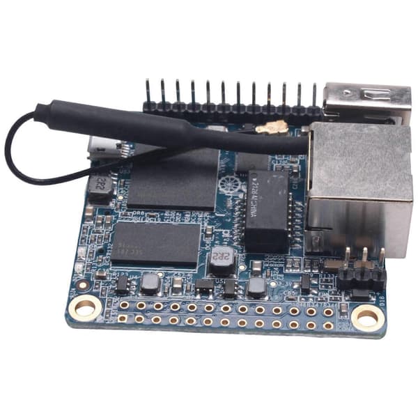 2X til Orange Pi Zero LTS 512MB udviklingskort+beskyttende hvidt etui, H3 Quad Core Open-Source Mini Single Board Sæt Blue