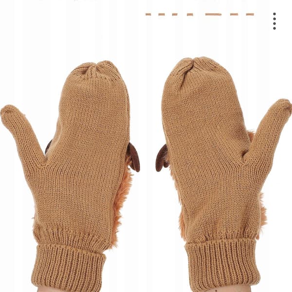 Vinterhandskar Julrenströja Varma Helhandsfingrar multicolor other