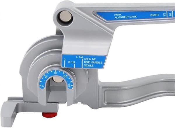 Robust 3-i-1 rørbukker til 1/4, 3/8, 1/2 tommer OD til gas- og HVAC-installationer (CT612M)