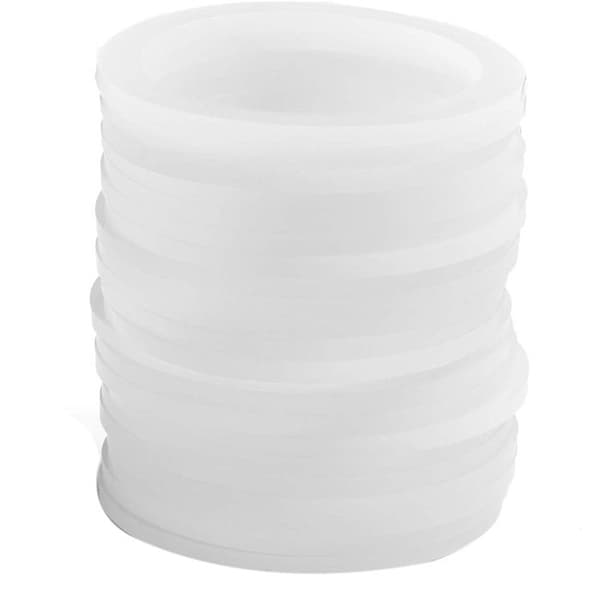 Tätningspackning för silikontätningspackningar för burklock (24-pack, mun)