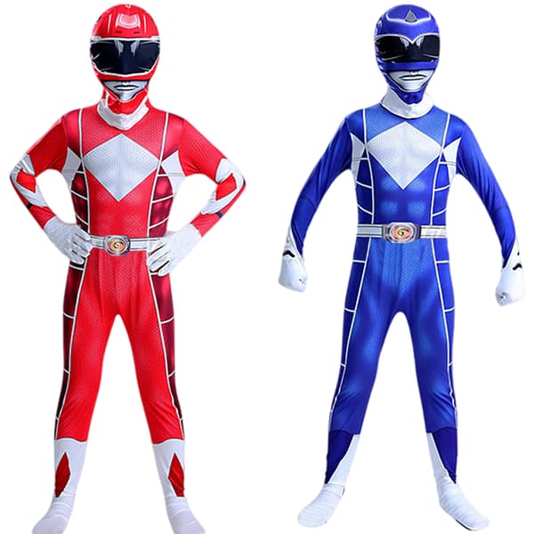 Team cosplay jumpsuit til børn Blå Blue size-120