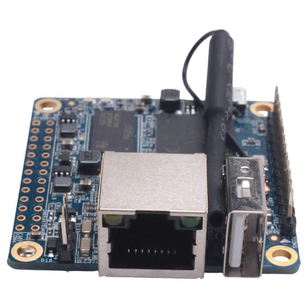 2X til Orange Pi Zero LTS 512MB udviklingskort+beskyttende hvidt etui, H3 Quad Core Open-Source Mini Single Board Sæt Blue
