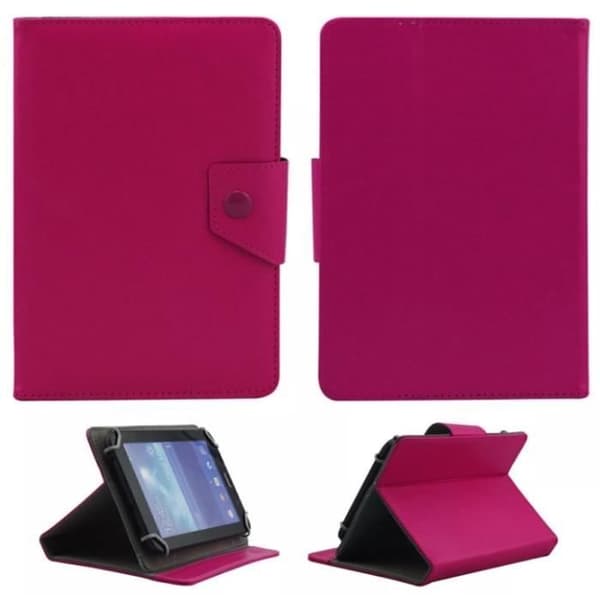 360° Roterende Universal Etui/Cover til 10,1-tommer Tablets - Pink