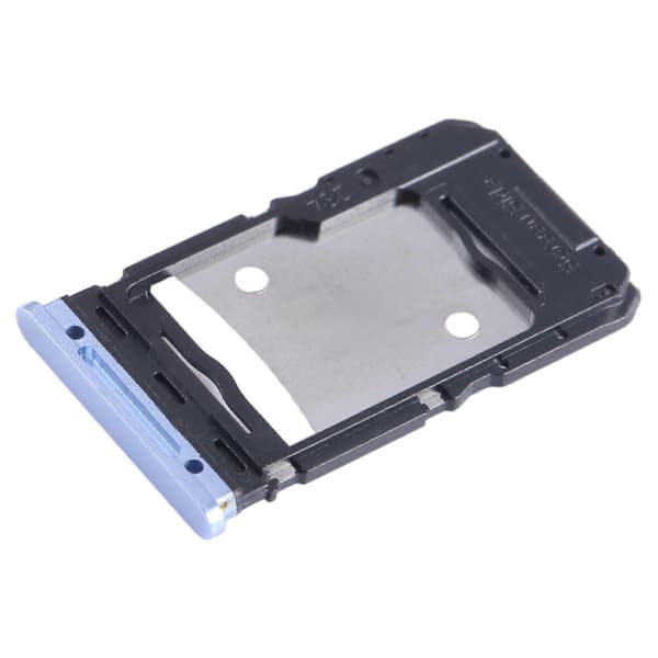 (Ny) För Infinix Zero X Pro X6810 SIM-kortsfack + Micro SD-kortsfack Blue