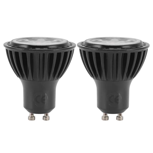 2 kpl GU10-kohdevalopolttimo 3000K 7W lämmin valo LED-polttimo tiskille 110-240V