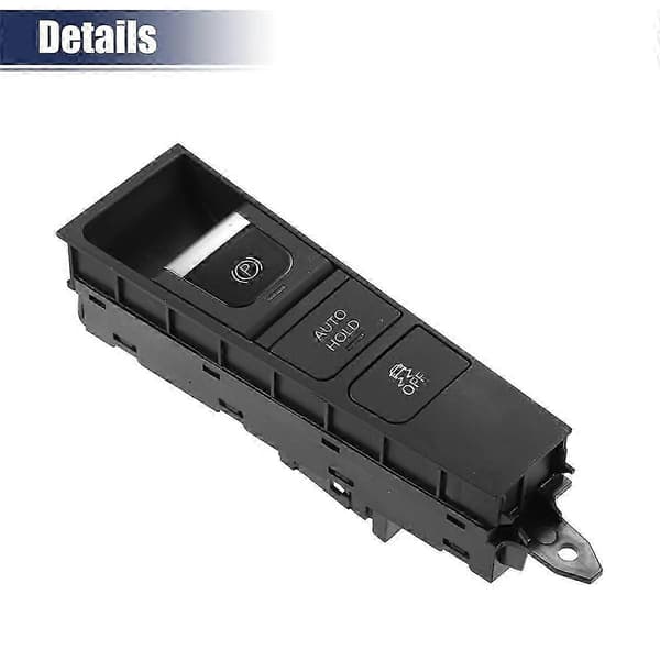 B7 CC Elektronisk håndbremseknap 3AD927137 Reservedel Black