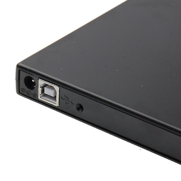 Computer Tilbehørssæt Usb 2.0 Universal Notebook Ekstern 12.7mm Cd/dvd Sata Port Optisk Drev Boks Kit Sort