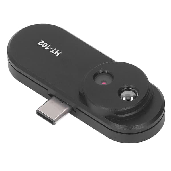 Black ABS Thermal Camera for Smartphone with Adjustable Integrated Connector