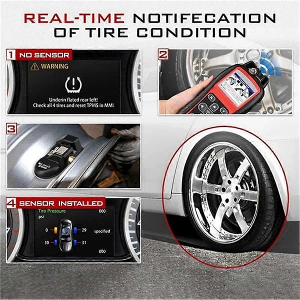 10 st TPMS Däcktryckssensor för Autel Tool TS408 TS508 ITS600
