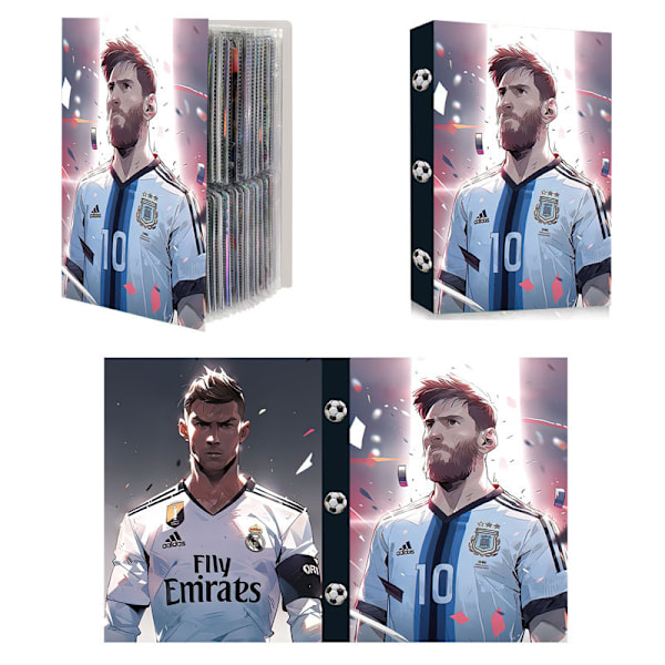 Fotballkortalbum - 240 stk Stjernekortboks Samlealbum Bokmappe 9