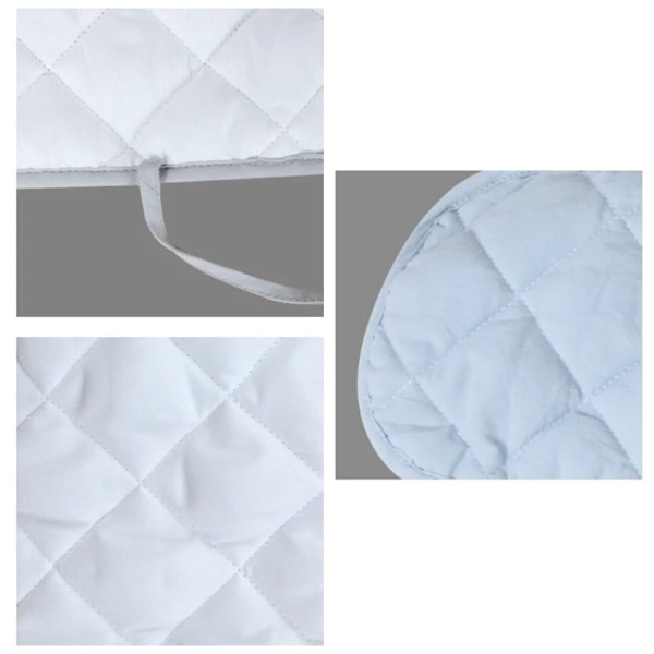 Bomullsbeskyttelse for Barneseng - Omsluttende Kant - Sikker Tannbeskytter for Baby - 2 STK Rosa*2 60*16cm