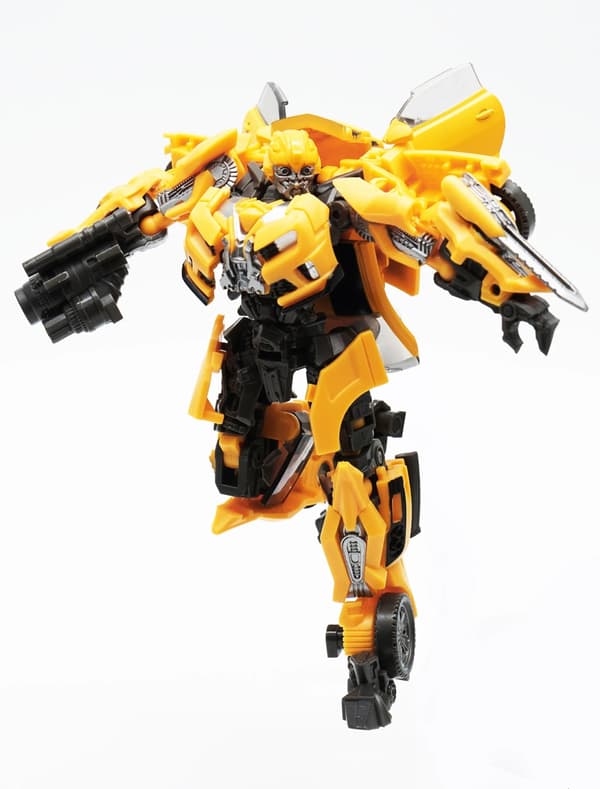 Bumblebee Transformation Robot Bil Legetøj - Legering og plastik actionfigur til børnefødselsdagsgave Bumble13cm