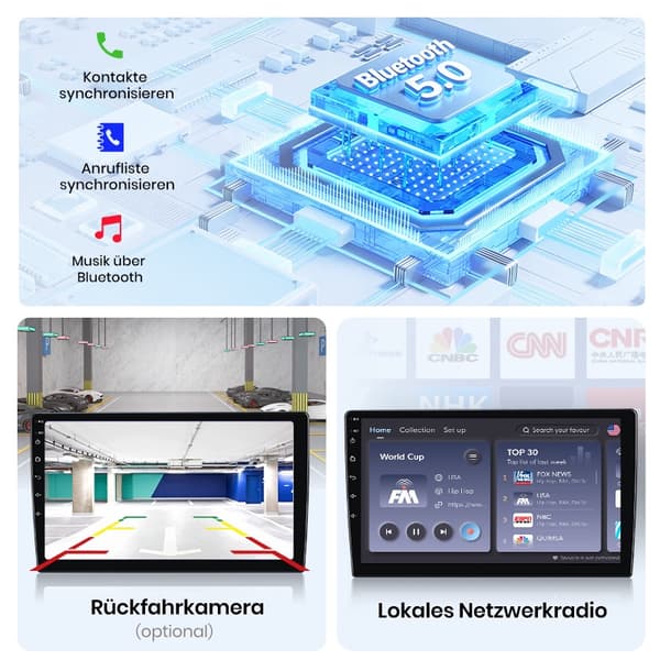 Junsun Android bilradio til Renault Clio 4 ZOE 2012-2019 CarPlay Auto Multimedia Stereo Intelligente systemer Skærm GPS DSP DAB+ Linux systems(NO Android)-A