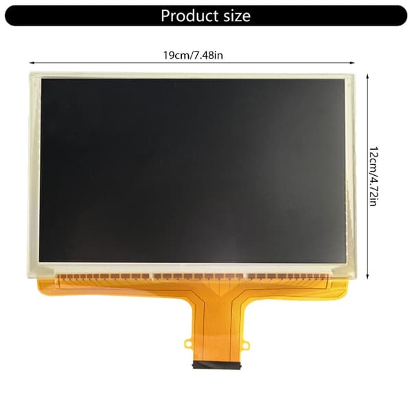 Easy-to-install 8\" LCD Screen for Clear In-Car Viewing and Accurate Touch Response