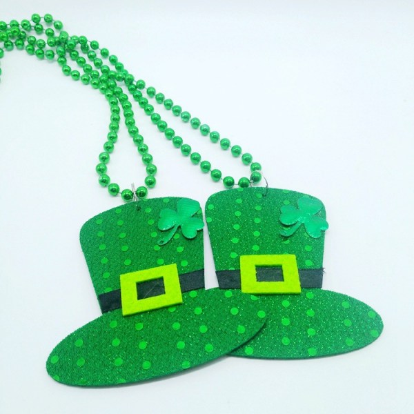 St Patrick's Day Shamrock Hat Party Dekoration Beaded Chain Style 8