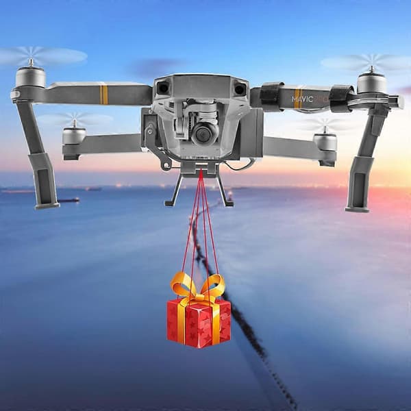 Kaster til Mavic Pro levering parabolsk drone Airdrop System Levering Redning