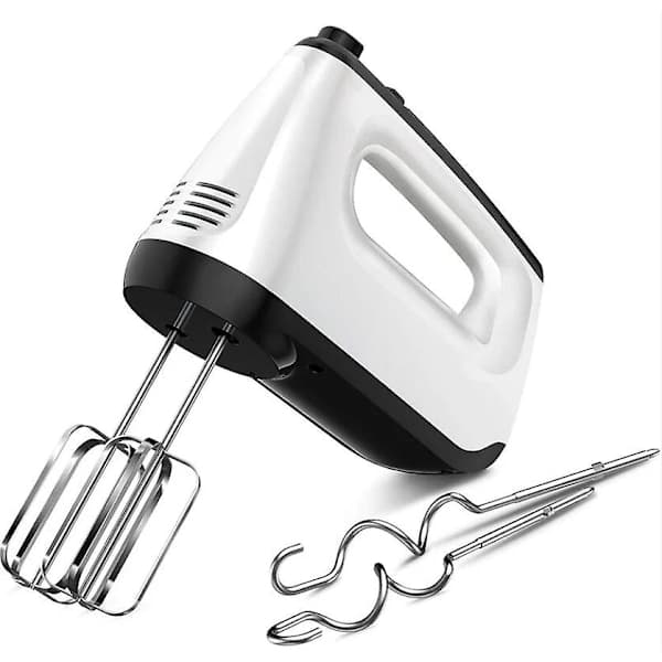 Electric Hand Mixer, 6 Speed Levels 400W with 2 Whisks and 2 Dough Hooks, Turbo Function, Eject Button