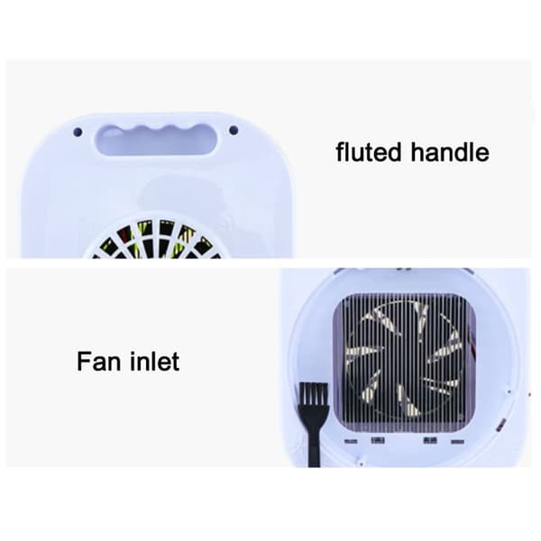 1 elektrisk insektsfälla, lågförbrukande LED, USB-laddning, för sovrum, kök, kontor.