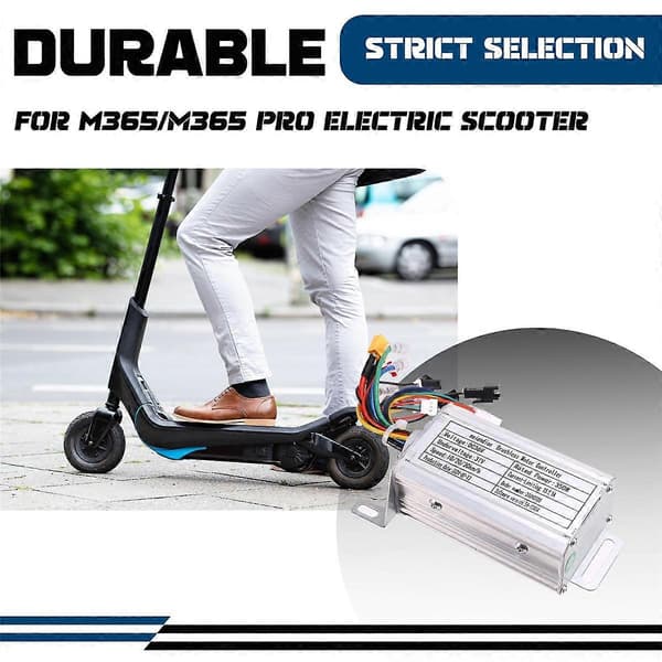 36V 350W Brushless Controller+Bluetooth Meter+Lys+Accelerator+Cover Kit til M365/M365 Pro Elektrisk Scooter Silver
