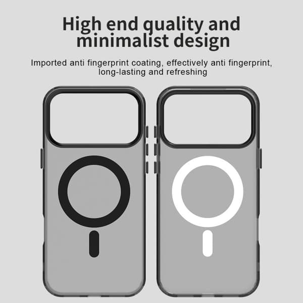 iPhone 17 Pro Max Deksel - Candy Magsafe PC Hybrid TPU Svart