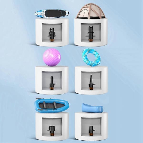 8000mAh Trådløs Elektrisk Luftpumpe LED Belysning Luftkompressor SUP Oppustelig Pumpe til Bil Surf Paddleboard Båd