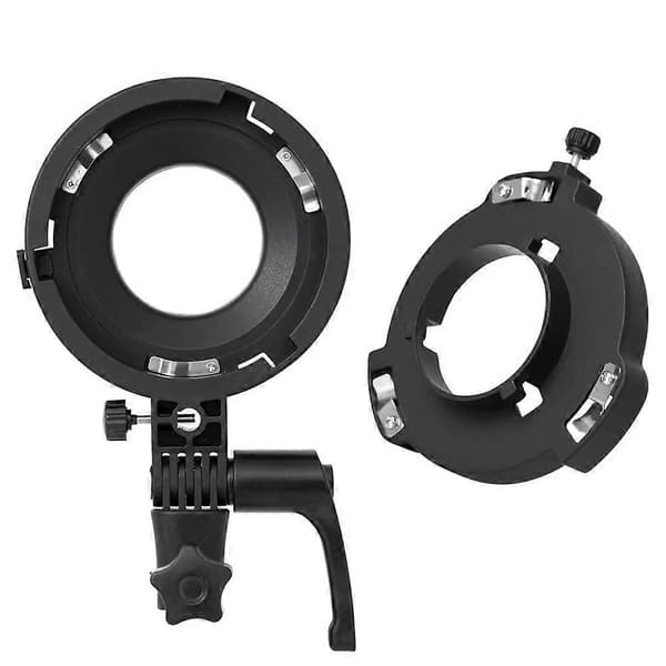 Mini Mount til Bowens Mount Adapter Hurtig opsætning til YN150 60/130 60 Softbox MB01 Black