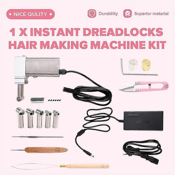 DIY Semi-automatisk Dreadlock Maskine til Langt Hår EU Stik