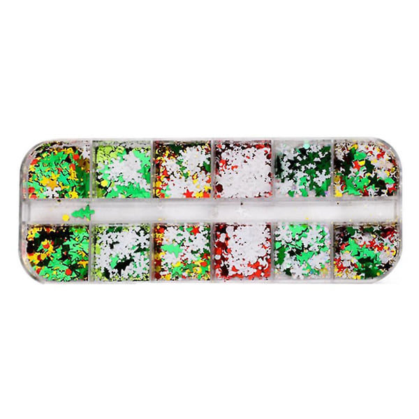 Nail Art Stickers, Christmas Nail Art Stickers Dekaler Självhäftande Nail Stickers, Christmas Nail Stickers Colorful