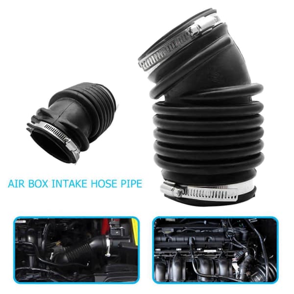 4X Luftboks Indsugningsslange Rør til Focus MK2 2005-2011 C-Max Induktion 1684286 Black