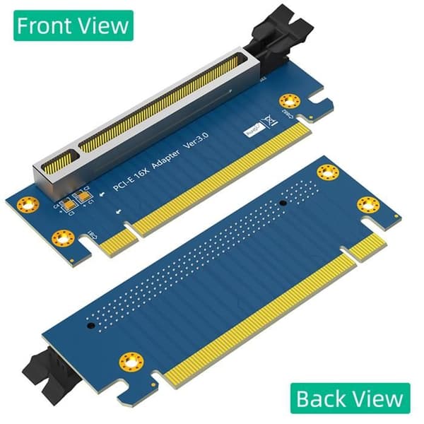 PCIe Riser Card PCI-Express 3.0 16x Riser Card, PCI Express 3.0 16X 90 graders højhastigheds Riser Card til 2U server