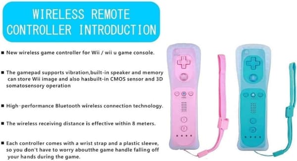 2-pak trådløs controller og Nunchuck til Wii og Wii U-konsol - Perfekt