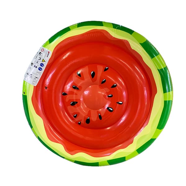 Diameter 140cm Oppustelig Vandmelon Pool Float Ride-on til Børn og Voksne