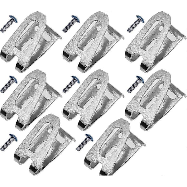 8st Bälteskrok med skruv för Makita 346449-3 324705-1 346034-2 346317-0