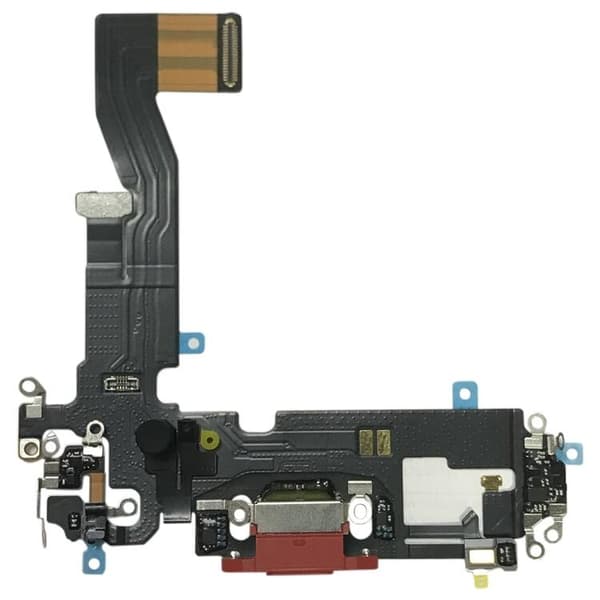 Original iPhone 12 Pro Charging Port with Flex - Red