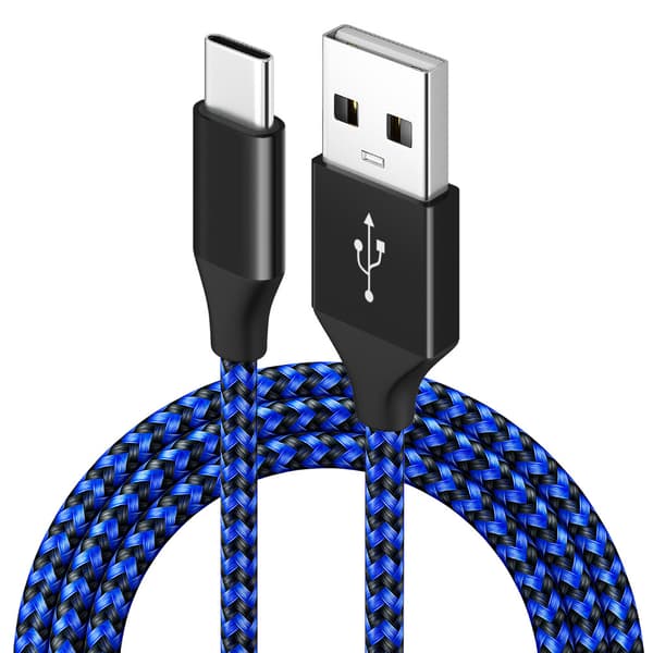 5-pak nylon Iphone-oplader Lightning-kabel Hurtig Opladning