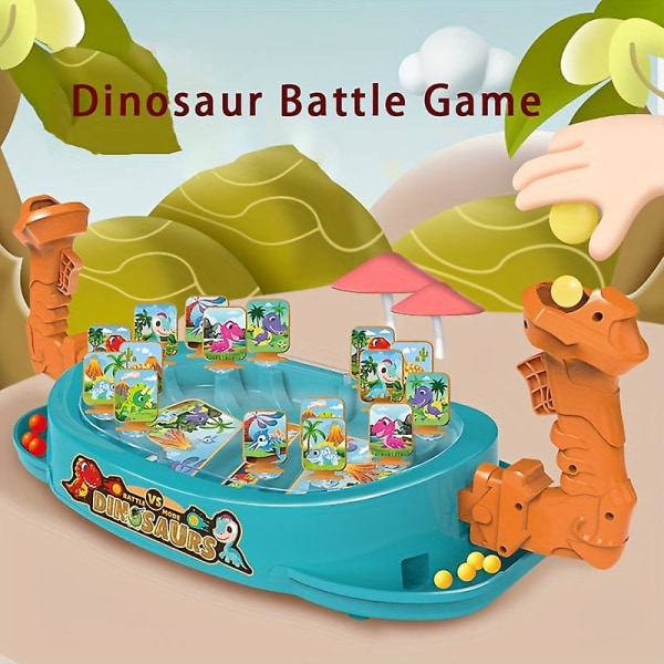 Dinosaur Battle Tabletop Game Twoplayer Competitive Ejection Marbles Interactive Tabletop Game Pedagogisk barnleksak