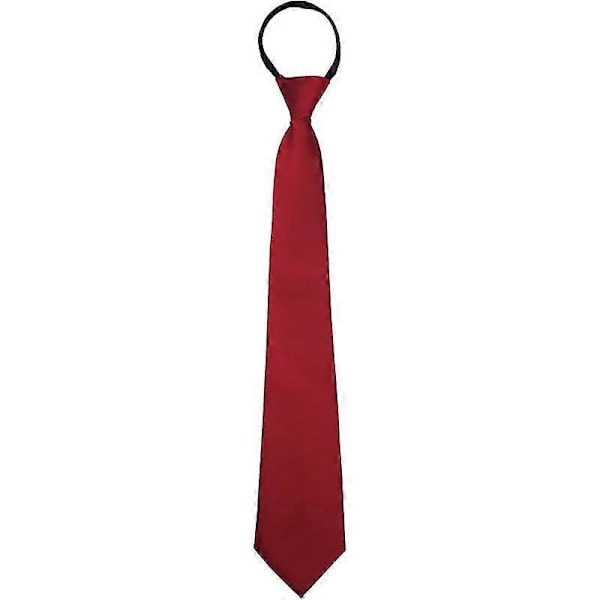 4 stk. Herre Forbundet Lynlås Slips, Formelt Business Slips, Silke Bryllupsslips, Slips i Flere Farver Til Bryllupper Begravelser, Håndlavet Slips