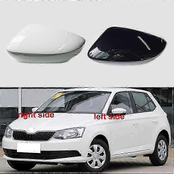 Sidespejlhus sæt til Skoda Rapid, fabriksstil 1pcs white left