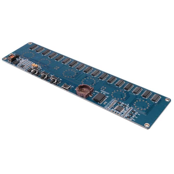 DIY In14 In4 Nixie Rør Ur Digitalt LED Ur Gave Printkort Kit, PCBA blue