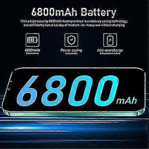 Uusi 2024 8+1tb matkapuhelin huippuluokan takakansi Android halpa älypuhelin 5g Dual Card Dual Standby W hyvä black