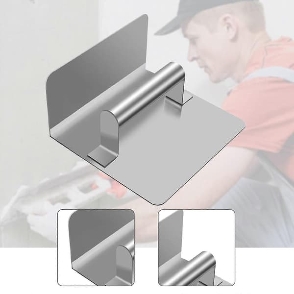 Hjørnesparkel Drywall Utvendig Rustfritt Stål Pusse Sparkel Tilbehør 90 Degree Internal