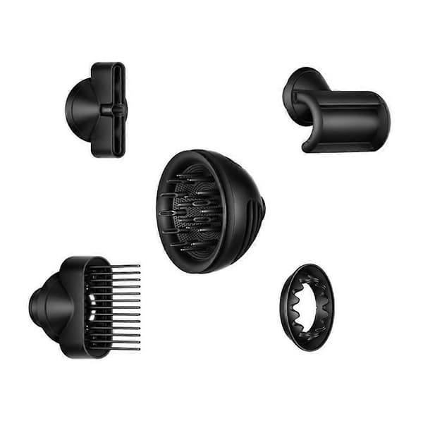 Diffuser-tilbehør til hårtørrer HD16 Wave+Curl Dobbeltformål Diffuser Stylingdyse Stylingværktøjssæt B Black