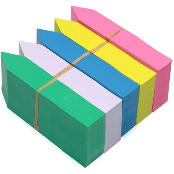 500 pcs, Reusable Multicolored Plastic Waterproof Plant Labels